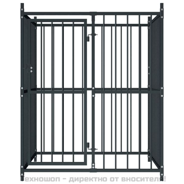 Външна клетка за кучета, 120x120x150 см