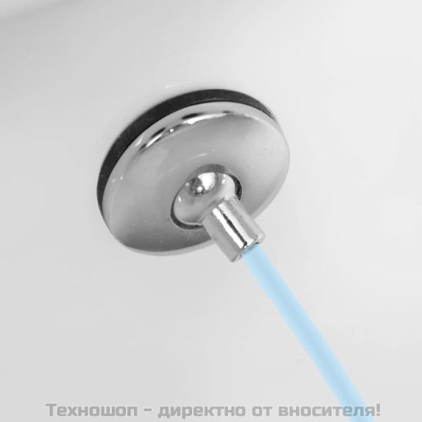 Окачена тоалетна чиния без ръб с функция биде, керамична, бяла