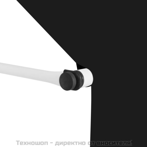 Ръчно прибиращ се сенник, 100 см, антрацит