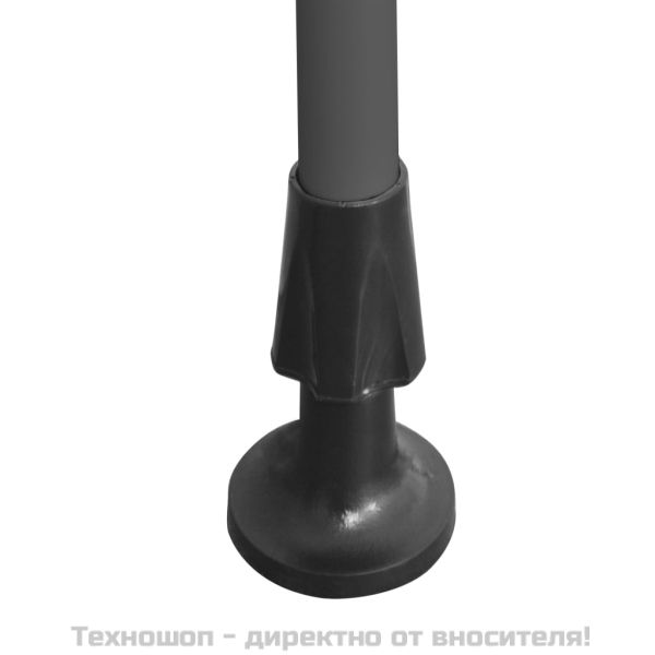 Ръчно прибиращ се сенник с LED, 300 см, жълто и синьо