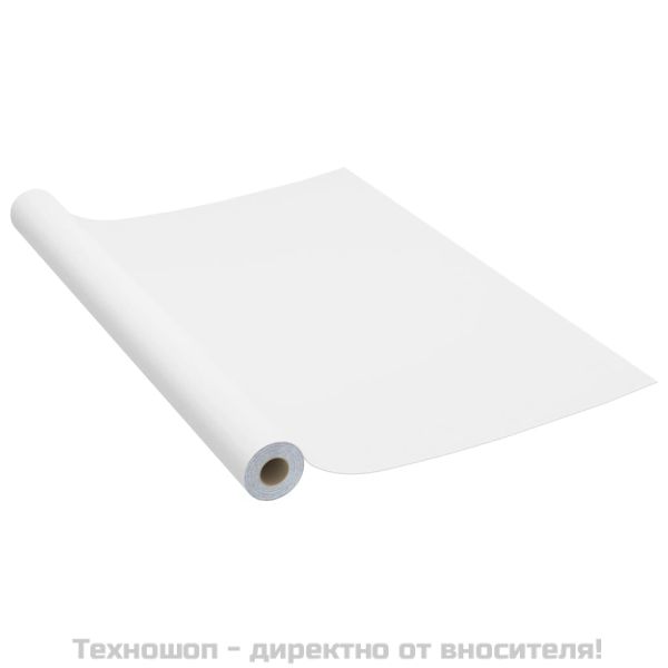 Самозалепващо фолио за мебели, бяло, 500х90 см, PVC