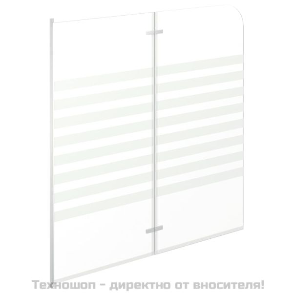 Душ кабина, 120x140 см, закалено стъкло, ивици