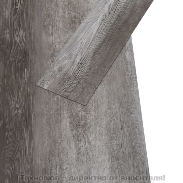 Несамозалепващи PVC подови дъски 5,26 м² 2 мм дърво на ивици