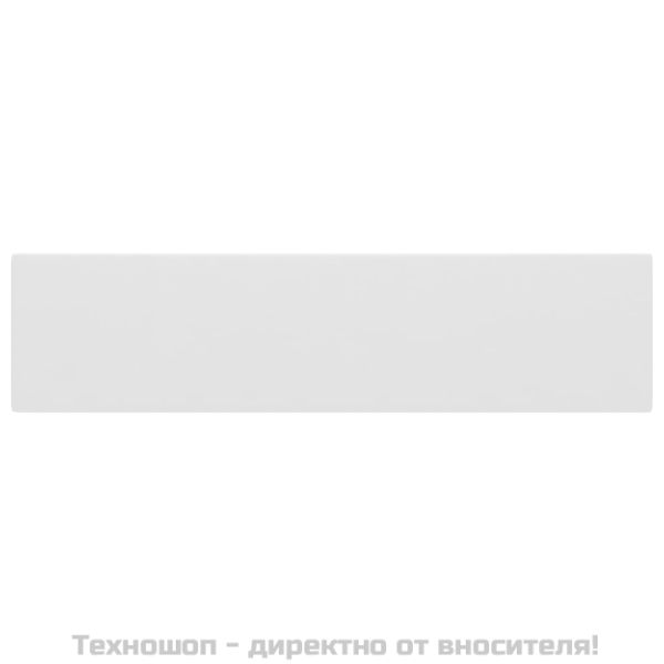 Мивка за баня с преливник, керамична, матово бяла