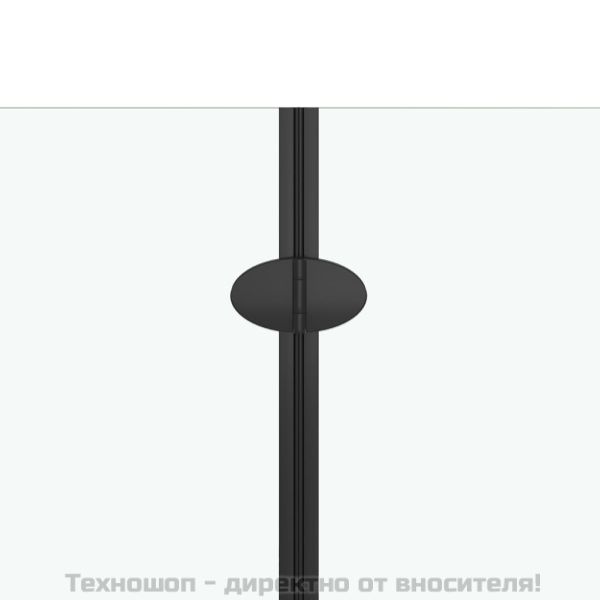 Двойно сгъваема душ кабина ESG 120x68x130 см черна