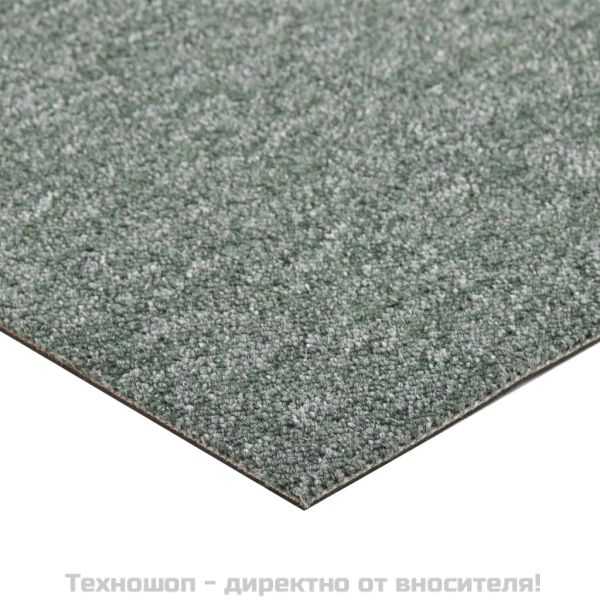 Килимни плочки за под, 20 бр, 5 м², 50x50 см, зелени