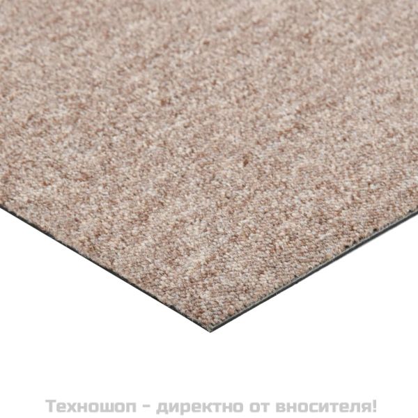 Килимни плочки за под, 20 бр, 5 м², 50x50 см, бежови