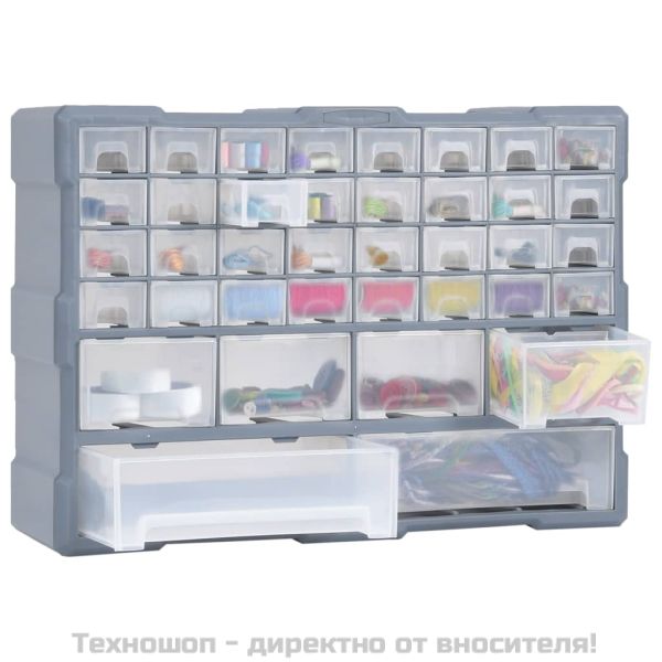 Шкаф органайзер с 38 чекмеджета, 52x16x37,5 см