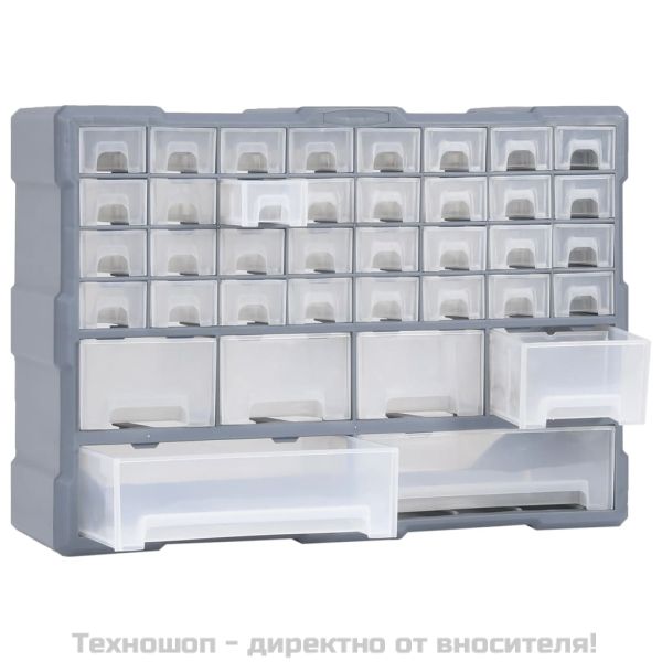Шкаф органайзер с 38 чекмеджета, 52x16x37,5 см