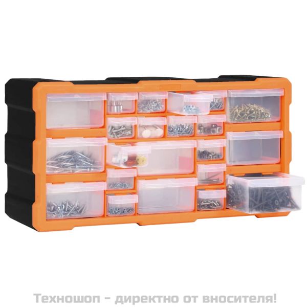 Шкаф органайзер с 22 чекмеджета, 49x16x25,5 см