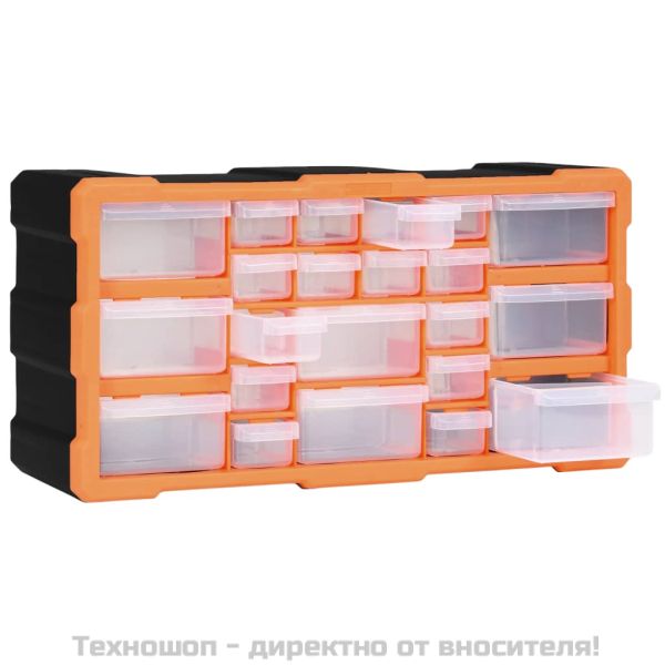 Шкаф органайзер с 22 чекмеджета, 49x16x25,5 см