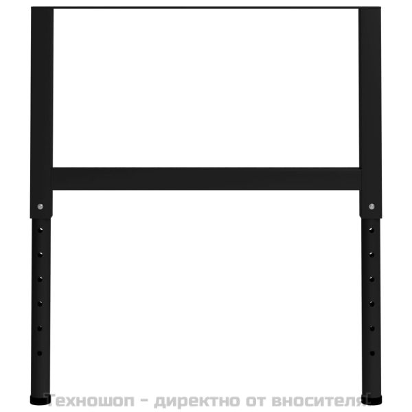 Подвижни рамки за работна маса 2 бр метал 85x(69-95,5) см черни