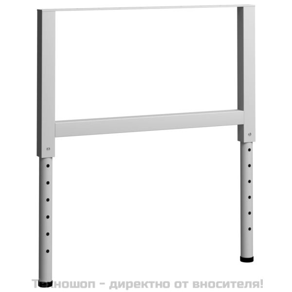 Подвижни рамки за работна маса 2 бр метал 85x(69-95,5) см сиви