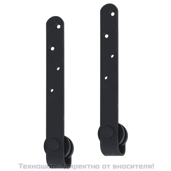 Комплект за мини плъзгаща врата за шкаф, стомана, 183 см