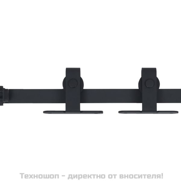 Комплект за мини плъзгаща врата за шкаф, стомана, 183 см