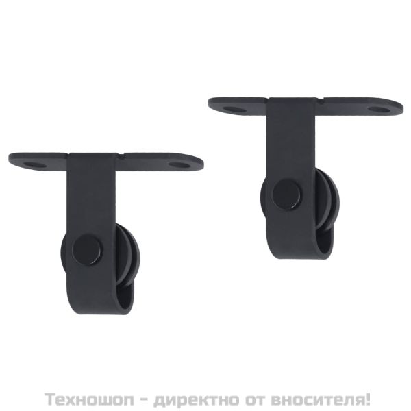 Комплект за мини плъзгаща врата за шкаф, стомана, 183 см