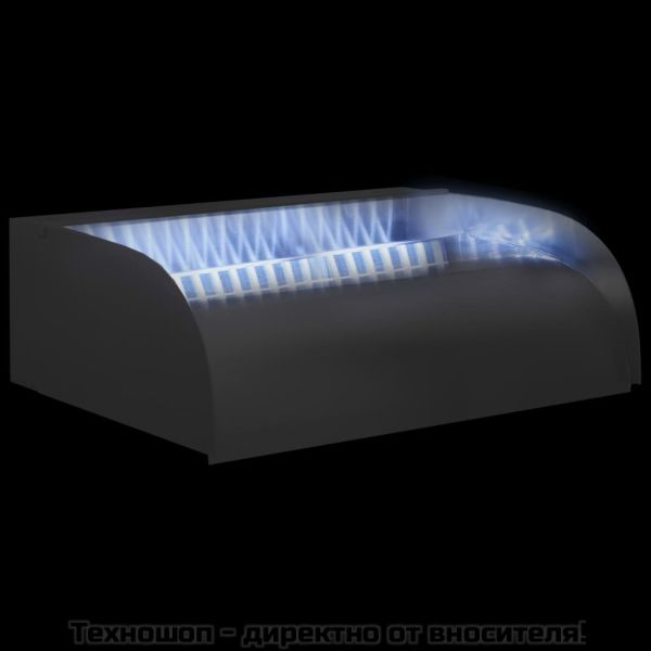 Водопад с LED 45x34x14 см неръждаема стомана 304