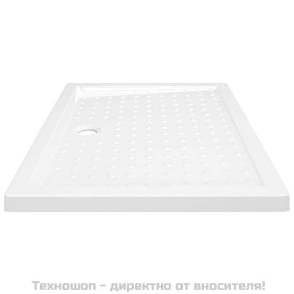 Душ корито с точки, бяло, 90x70x4 см, ABS