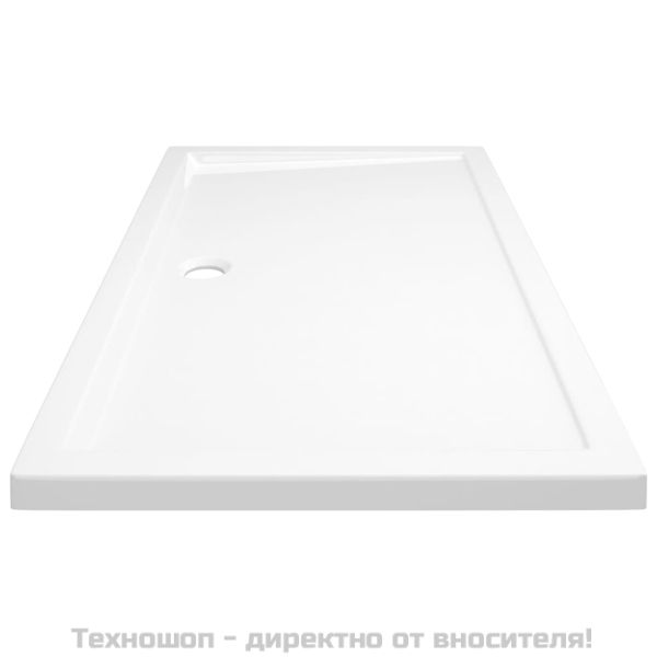 Правоъгълно ABS душ корито, бяло, 70x120 см