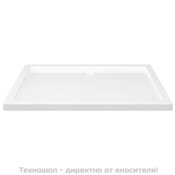 Правоъгълно ABS душ корито, бяло, 70x100 см
