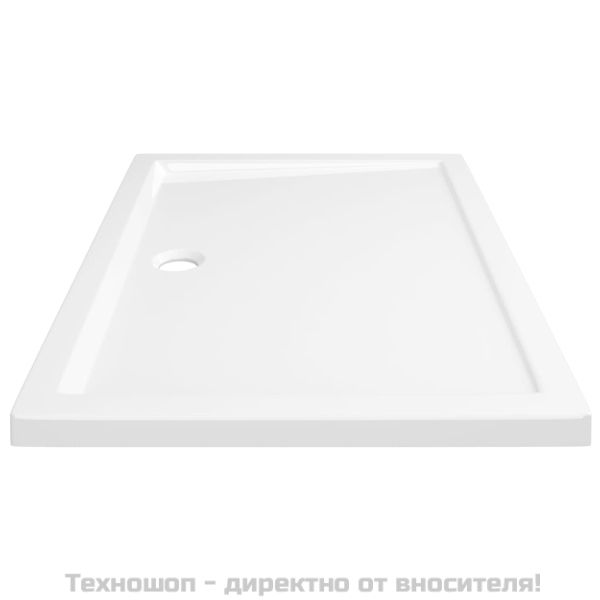 Правоъгълно ABS душ корито, бяло, 70x100 см
