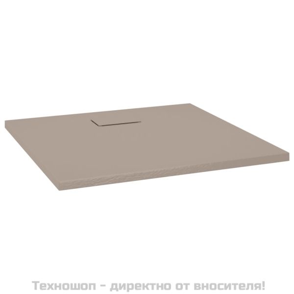 Душ корито, SMC, кафяво, 90x80 см