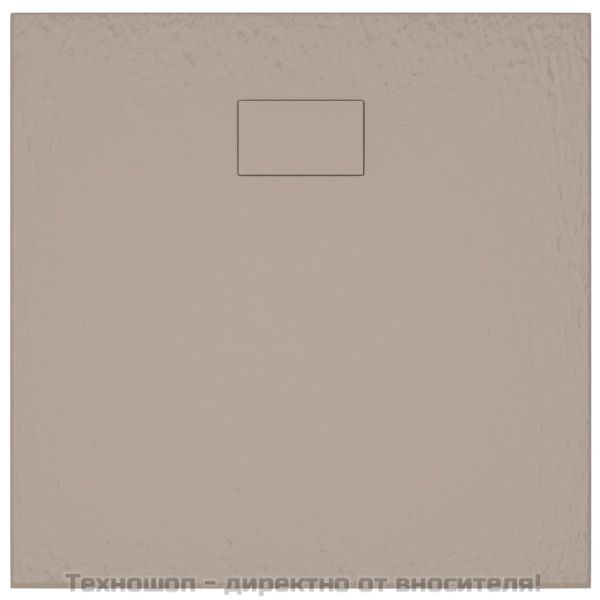 Душ корито, SMC, кафяво, 90x80 см