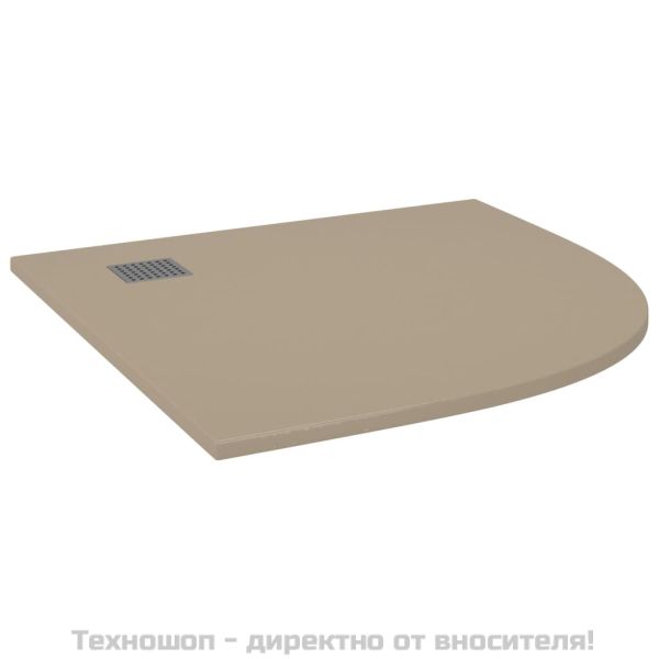 Душ корито, SMC, кафяво, 90x90 см