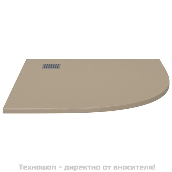 Душ корито, SMC, кафяво, 90x90 см