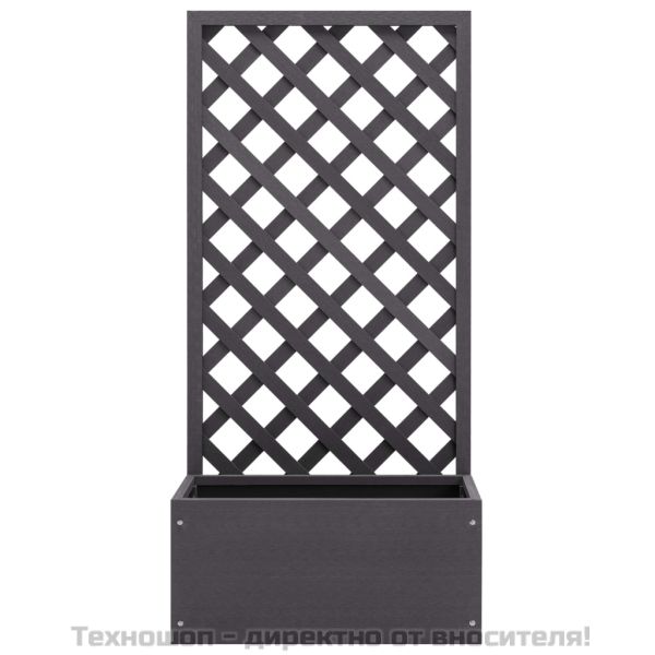 Плантер с пергола, 65x30x135 см, WPC