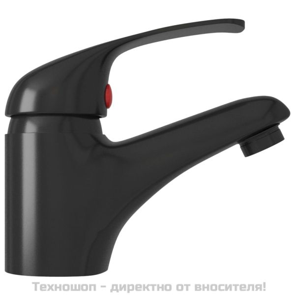 Смесител за мивка, черен, 13х10 см