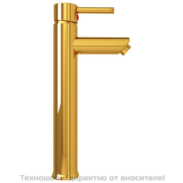 Смесител за баня, златист, 12х30 см