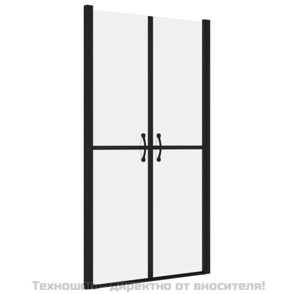 Врата за душ, матирано ESG стъкло, (83-86)x190 см