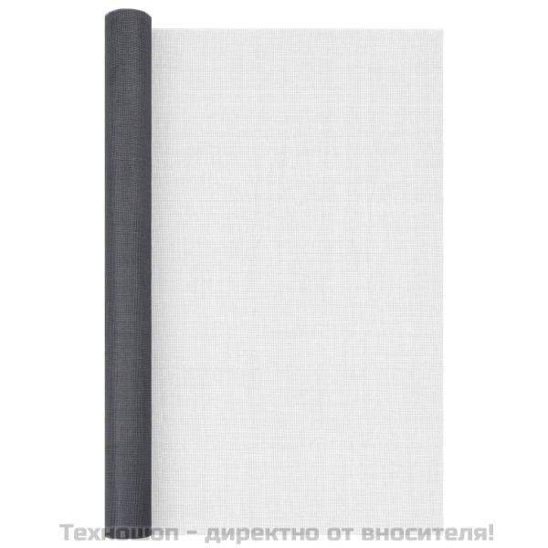 Мрежа против насекоми, фибростъкло, 80x2000 см, сива