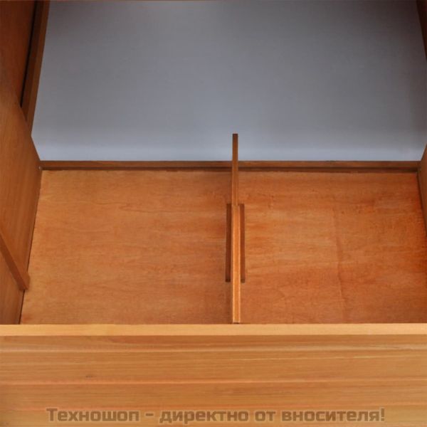 Кокошарник за открито с 1 отделение за яйца, дървен