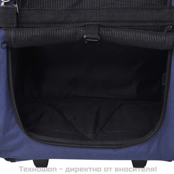 Количка за домашни любимци, синя, мултифункционална