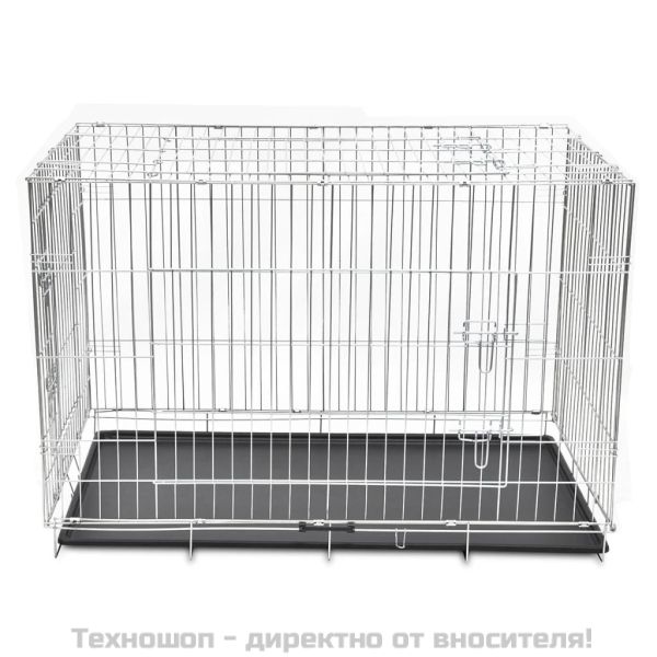 Сгъваема метална кучешка клетка, размер XXL