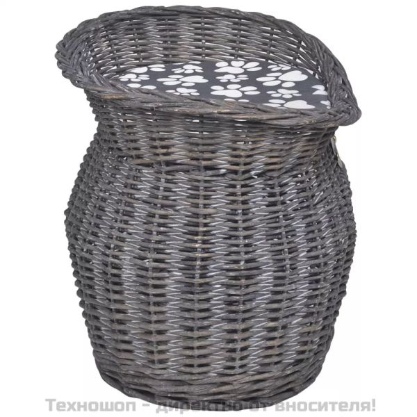 Върбово котешко дърво/къща/драскалка с възглавница