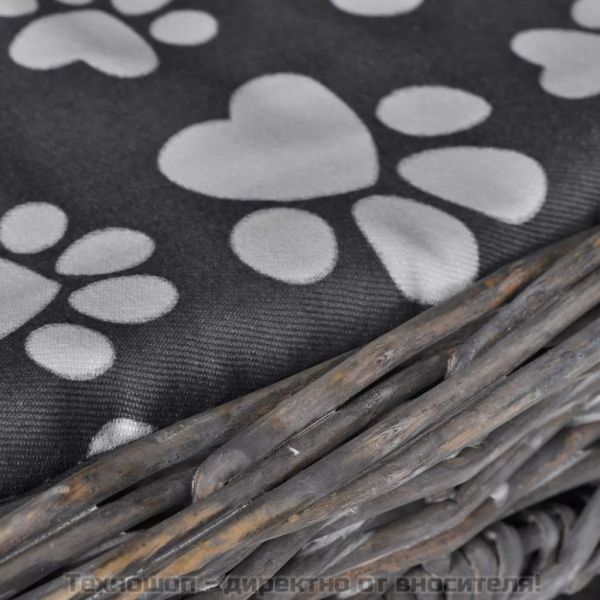 Върбово котешко дърво/къща/замък/драскалка с възглавница