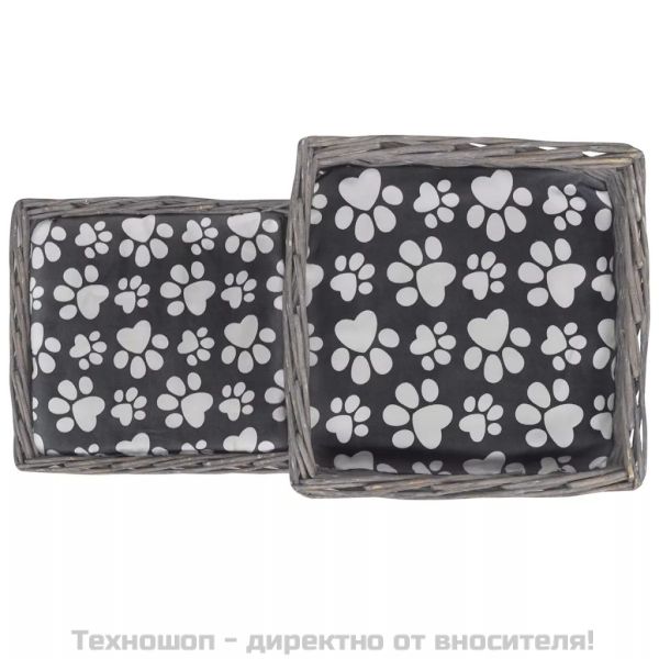 Върбово котешко дърво/къща/замък/драскалка с възглавница