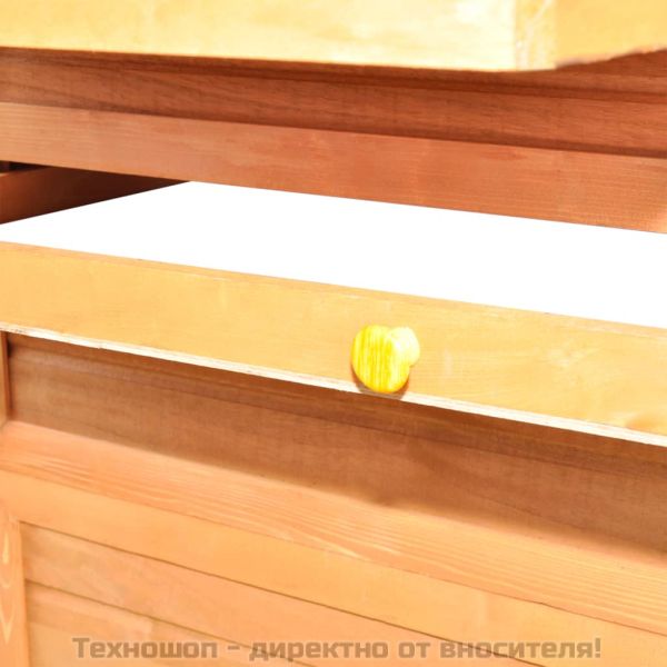 Птичарник/кокошарник, дърво, 295x163x170 см