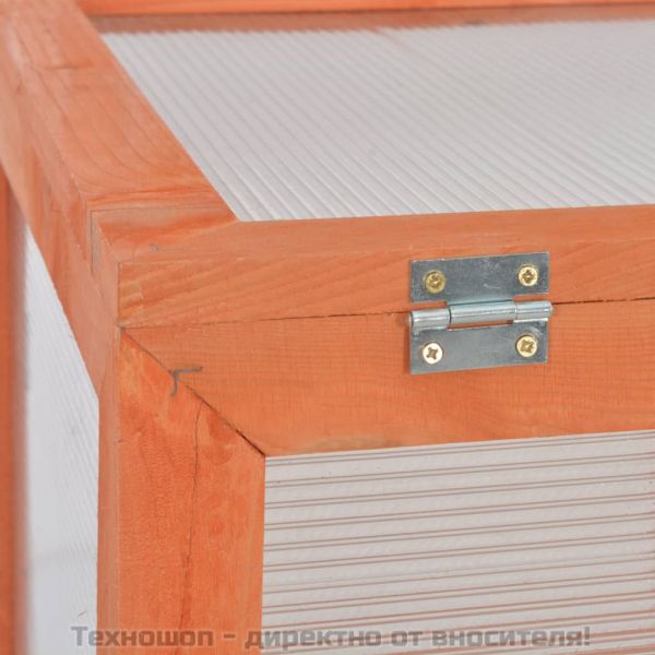 Оранжерия, дърво, 75x47x109 см