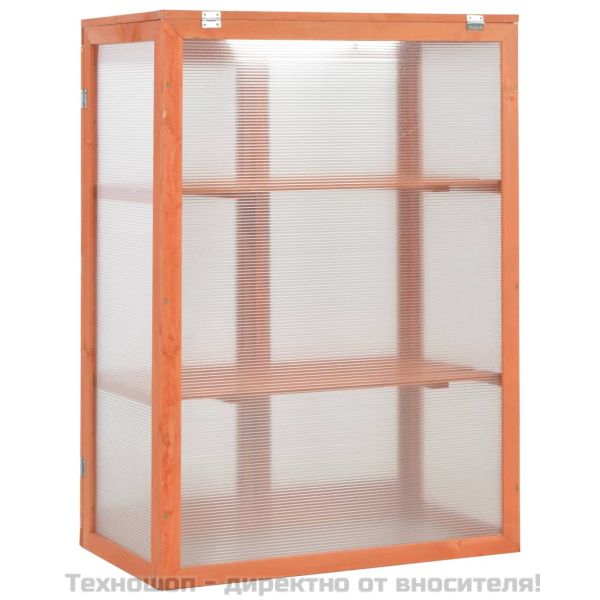 Оранжерия, дърво, 75x47x109 см