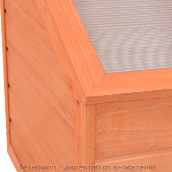 Оранжерия, дърво, 180x57x62 см