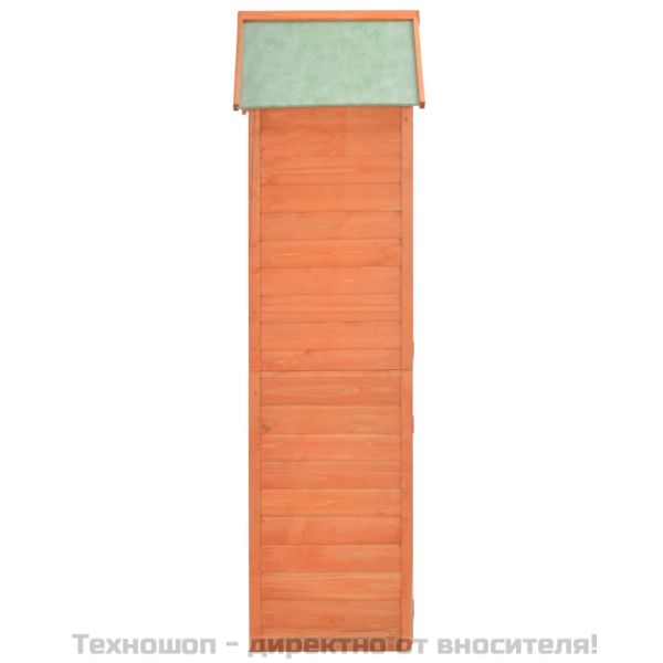 Градински шкаф за съхранение, 71x60x213 см, дърво