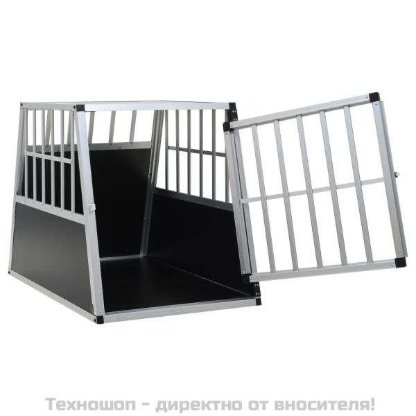 Кучешка клетка с една врата, 65x91x69,5 см