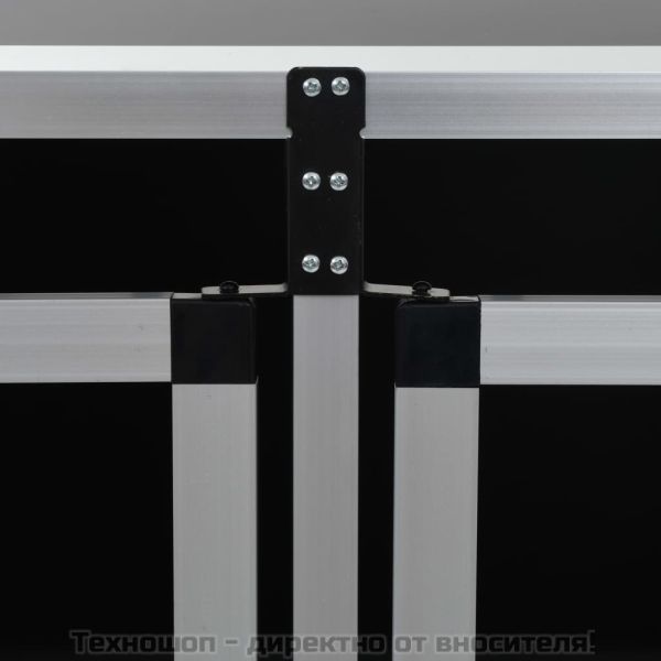 Кучешка клетка с две врати, 94x88x69 см