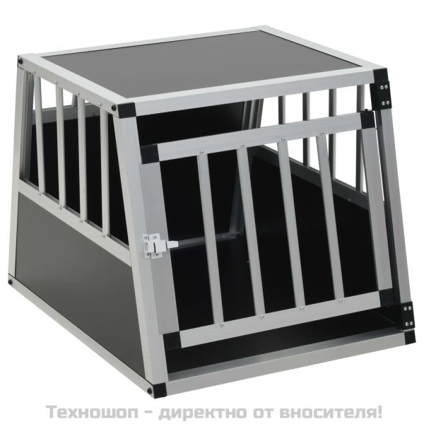 Кучешка клетка с една врата, 54x69x50 см