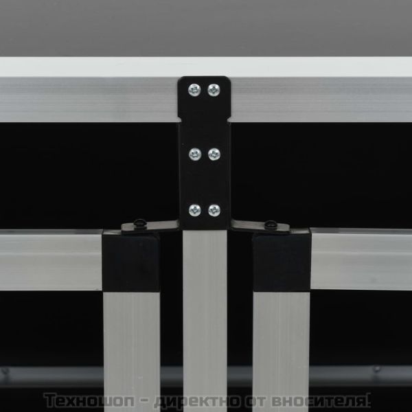 Кучешка клетка с две врати, 89x69x50 см