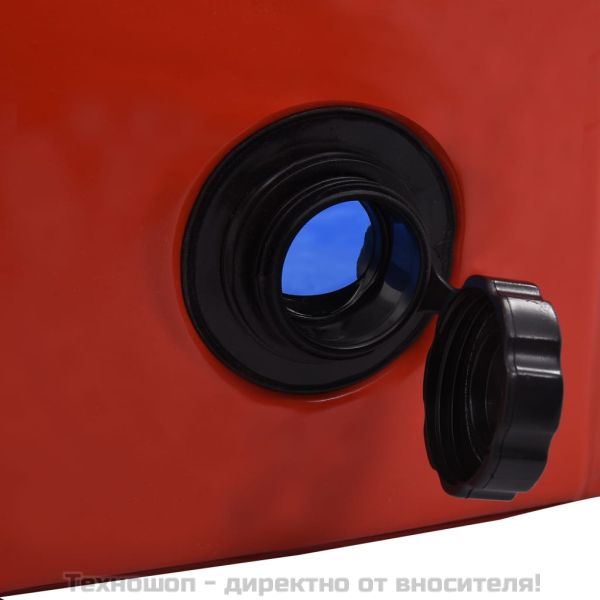 Сгъваем басейн за кучета, червен, 80x20 см, PVC